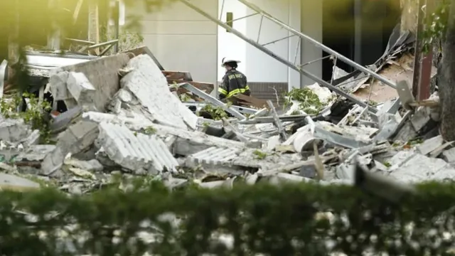 ପିଜ୍ଜା ରେସ୍ତୋରାଁରେ ବିସ୍ଫୋରଣ; ୪୫ ମିଟର ଦୂରକୁ ଛିଟିକି ପଡ଼ିଲା ଭଙ୍ଗାରୁଜା  କଂକ୍ରିଟ୍‌