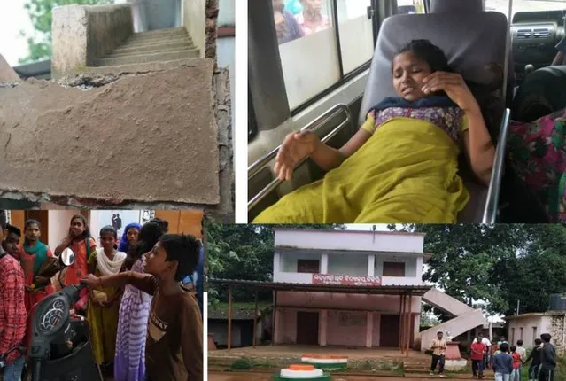 ରାୟଗଡ଼ା: ଟିକିରି ହାଇସ୍କୁଲ ସିଡି ରାସ୍ତା ଭୁଶୁଡି ୧୦ ଛାତ୍ରୀ ଗୁରୁତର