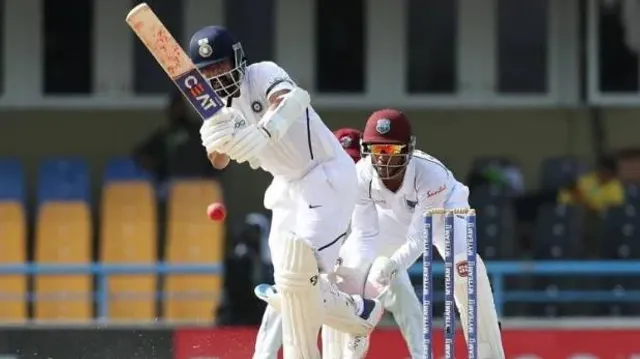 ୱେଷ୍ଟଇଣ୍ଡିଜ୍‌ ବିପକ୍ଷରେ ରାହାଣେଙ୍କ ଶତକ, ଭାରତ ୪୧୮ ରନ୍‌ରେ ଆଗୁଆ