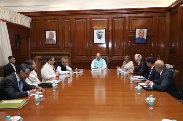 ଗୃହମନ୍ତ୍ରୀଙ୍କୁ ଭେଟିଲେ ଇଣ୍ଟରପୋଲ୍ ମହାସଚିବ