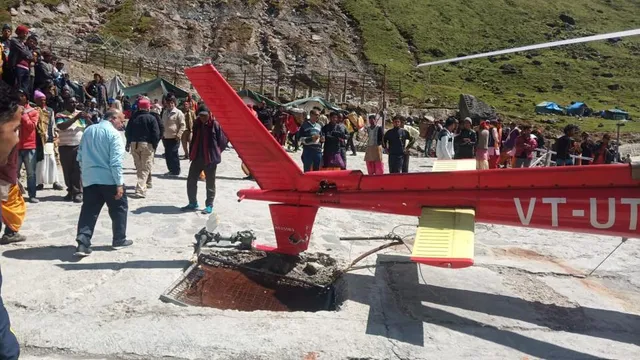 କେଦାରନାଥ: ଏକ ନିଶ୍ଚିତ ହେଲିକପ୍ଟର ଦୁର୍ଘଟଣାରୁ ଅଳ୍ପକେ ବର୍ତ୍ତିଲେ ୫ ଯାତ୍ରୀ ଓ ଚାଳକ