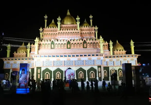 ଦୁର୍ଗାପୂଜା: ଭୁବନେଶ୍ୱର ପଳାଶୁଣୀ ତୋରଣ।