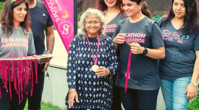 କ୍ୟାନ୍ସରକୁ ହରାଇଦେଲା ସକାରାତ୍ମକ ମନୋଭାବ, ମାରାଥନରେ ଧାଉଁଛନ୍ତି ୬୫ ବର୍ଷର ବୁଢ଼ୀ ମାଉସୀ