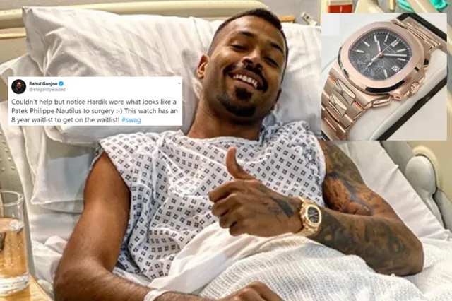 ପଡ଼ିଆକୁ ନ ଆସି ବି ହସ୍ପିଟାଲ୍‌ ଖଟିଆରେ ଶୋଇ ଚର୍ଚ୍ଚାରେ ପାଣ୍ଡ୍ୟା, ଚର୍ଚ୍ଚିତ କରୁଛି ହାତରେ ପିନ୍ଧିଥିବା ଘଣ୍ଟା