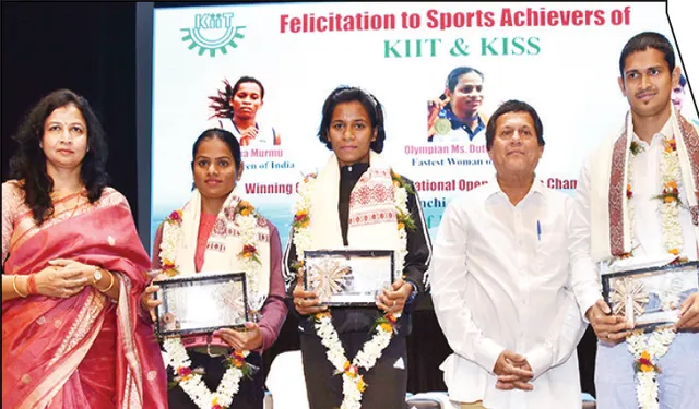 ଜାତୀୟ ଦୌଡ଼କୁଦ: ଦୂତି, ଅମିୟ, ଜଉନାଙ୍କୁ ଉଚ୍ଛ୍ବସିତ ସମ୍ବର୍ଧନା