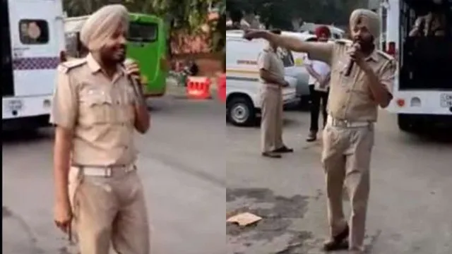 ଚର୍ଚ୍ଚାରେ ନୋ ପାର୍କିଂ ଗୀତ: ସଚେତନ କରାଇବା ପାଇଁ ଦଲେର ମେହେନ୍ଦୀଙ୍କ ବୋଲୋ ତାରାରାରା ଗୀତର ସ୍ୱରରେ ଗାଇଲେ ଟ୍ରାଫିକ ପୁଲିସ