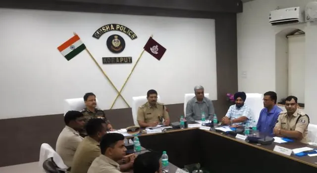 କୋରାପୁଟରେ ପୁଲିସ-ବିଏସଏଫ-ସିଆରପିଏଫ ସମନ୍ବୟ ବୈଠକ, ମାଓ ଦମନ ଓ ଆଇନଶୃଙ୍ଖଳା ଉପରେ ଗୁରୁତ୍ବ