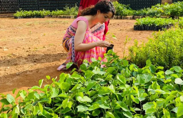 କୃଷକଙ୍କ ପାଇଁ ଚାରା ବଢ଼ାଉଛନ୍ତି କ˚ଗନା ରନୌତ!