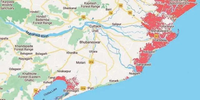 ଆମେରିକୀୟ ପାଣିପାଗ ସଂସ୍ଥାନର ଅଧ୍ୟୟନ: ଓଡ଼ିଶା ଉପକୂଳକୁ ଗ୍ରାସ କରିପାରେ ଜଳସ୍ତର ବୃଦ୍ଧି ପାଉଥିବା ସମୁଦ୍ର