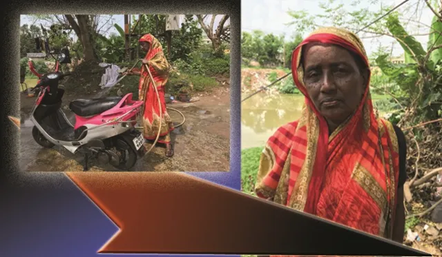 ଚର୍ଚ୍ଚାରେ ସମୋ ବିବିଙ୍କ ଗାଡି ସର୍ଭିସ ସେଣ୍ଟର : ସ୍ୱାମୀ ଚାଲିଯିବା ପରେ ଗାଡ଼ି ଧୋଇ ପୋଷୁଛନ୍ତି ପରିବାର