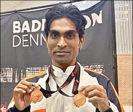 ‌ଡେନ୍‌ମାର୍କ ପାରା ବ୍ୟାଡ୍‌ମିଣ୍ଟନ୍‌ରେ ପ୍ରମୋଦଙ୍କୁ ୨ କାଂସ୍ୟ