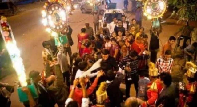 ନିଶାଗ୍ରସ୍ତ ହୋଇ ଭାବି ସ୍ବାମୀକୁ ବରଯାତ୍ରୀରେ ନାଗିନ୍ ନାଚ କରୁଥିବା ଦେଖି ବିବାହ କରିବାକୁ ମନା କଲା କନ୍ୟା