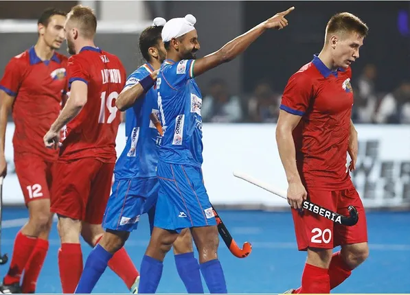 ଅଲିମ୍ପିକ ଯୋଗ୍ୟତା ପର୍ଯ୍ୟାୟ ହକି: ମହିଳାଙ୍କ ପରେ ଜିତିଲା ପୁରୁଷ ଟିମ୍‌, ଋଷିଆକୁ ୪-୨ରେ ହରାଇଲା ଭାରତ