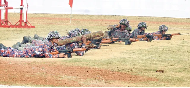 ୭୧ତମ ରାଜ୍ୟସ୍ତରୀୟ ଏନ୍‌ସିସି ଦିବସ, ପଡ଼ିଆରେ ଯୁଦ୍ଧର ଭ୍ରମ