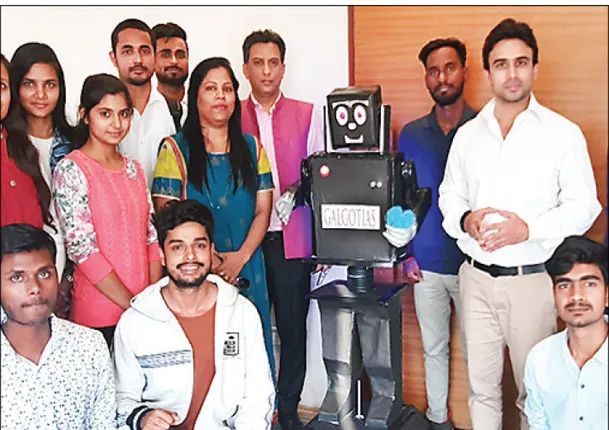 ଗାଲ୍‌ଗୋଟିୟା ଛାତ୍ରଛାତ୍ରୀ ନିର୍ମାଣ କଲେ ରୋବଟ୍