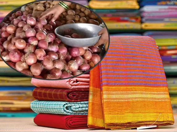 ପିଆଜ ଦର ବୃଦ୍ଧି ଶାଢ଼ି ବ୍ୟବସାୟୀଙ୍କ ବ୍ୟବସାୟ ବଢ଼ାଇ ଦେଲା