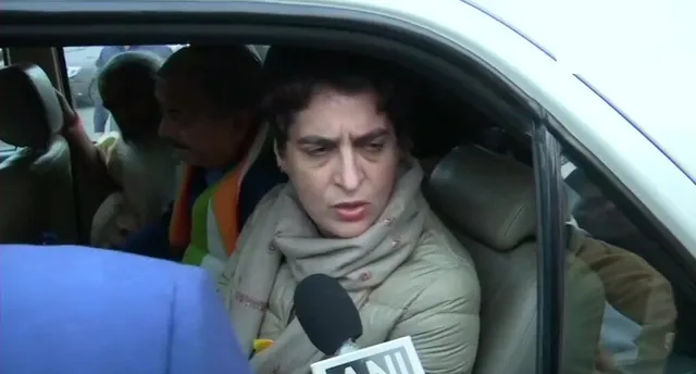 ଲକ୍ଷ୍ନୌ ଯିବା ବାଟରେ ୟୁପି ପୁଲିସ୍‌ ଅଧାରୁ ଅଟକାଇ ମାରଧର କରିଥିବା ଅଭିଯୋଗ ଆଣିଲେ ପ୍ରିୟଙ୍କା ଗାନ୍ଧୀ