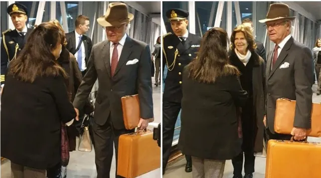 ସ୍ବିଡେନ୍‌ର ରାଜ ଦମ୍ପତି ଏୟାର ଇଣ୍ଡିଆ ବିମାନରେ ଆସି ବିମାନ ବନ୍ଦରରୁ ନିଜ ଲଗେଜ୍‌କୁ ନିଜେ ବୋହି ବାହାରିଲେ; ଆମ ଭିଆଇପିମାନେ ଏମିତି କରିବେ କେବେ?