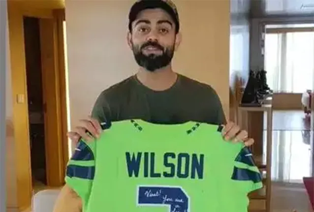ବିରାଟଙ୍କୁ ନିଜ ଜର୍ସି ଦେଲେ ଫୁଟ୍‌ବଲ୍‌ ତାରକା ୱିଲ୍‌ସନ୍‌