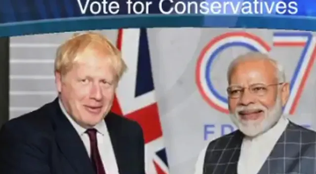 ଦେଖନ୍ତୁ ଭିଡିଓ: ଇଂଲଣ୍ଡ୍‌ର କଞ୍ଜର୍‌ଭେଟିଭ୍‌ ପାର୍ଟିର ନିର୍ବାଚନ ପ୍ରଚାର ପାଇଁ ହିନ୍ଦୀ ଗୀତ ଭିଡିଓରେ ପ୍ରଧାନମନ୍ତ୍ରୀ ମୋଦୀଙ୍କ ଫଟୋ