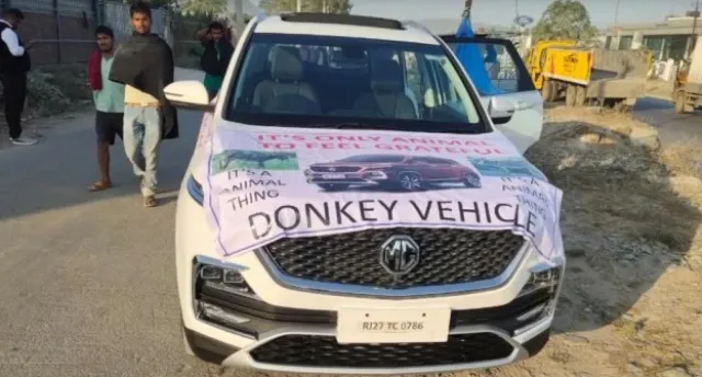 ଏମ୍‌ଜି ହେକ୍ଟର୍‌ କାର୍‌କୁ ଗଧ ଦ୍ୱାରା ଟଣାଇଥିବା ଗ୍ରାହକଙ୍କ ବିରୋଧରେ କାର୍ଯ୍ୟାନୁଷ୍ଠାନ ଆରମ୍ଭ କରିବ କମ୍ପାନି