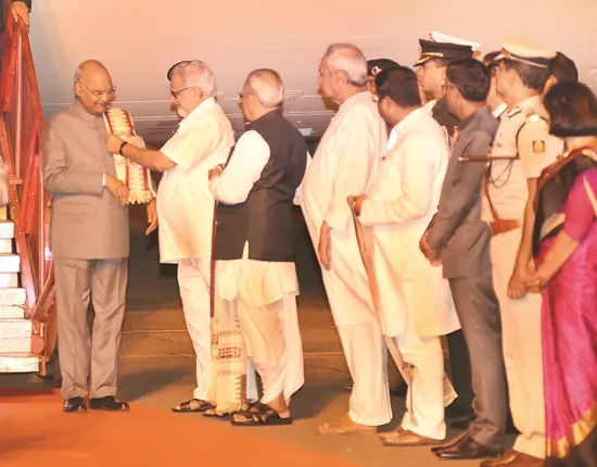 ଭୁବନେଶ୍ୱରରେ ରାଷ୍ଟ୍ରପତି ରାମନାଥ କୋବିନ୍ଦ