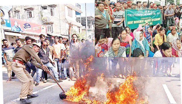 ନାଗରିକତା ସଂଶୋଧନ ବିଲ୍‌କୁ ଜୋର୍‌ଦାର ବିରୋଧ, ଉତ୍ତର ପୂର୍ବରେ ବନ୍ଦ ପୋଡ଼ାଜଳା