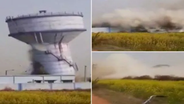 ଆଖି ପିଛୁଳାକେ ଭୁଶୁଡ଼ି ପଡ଼ି ମାଟିରେ ମିଶିଲା ପାଣିଟାଙ୍କି : ଭିଡିଓ ଦେଖନ୍ତୁ