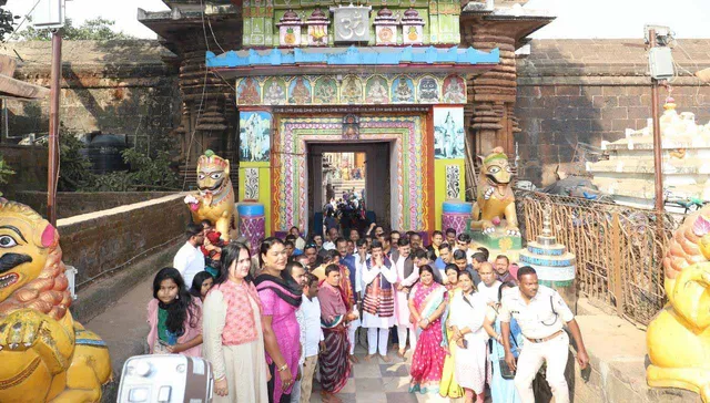 ଲିଙ୍ଗରାଜ ମନ୍ଦିରର ସୌନ୍ଦର୍ଯ୍ୟୀକରଣକୁ ଧର୍ମେନ୍ଦ୍ରଙ୍କ ପ୍ରଶଂସା