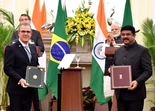 ଭାରତ-ବ୍ରାଜିଲ ମଧ୍ୟରେ ୧୫ଟି ବୁଝାମଣା