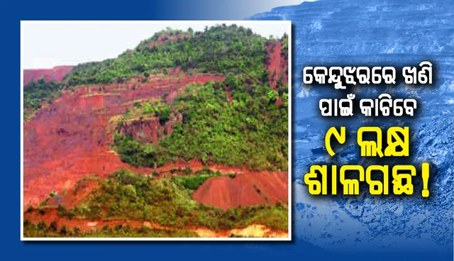 କେନ୍ଦୁଝର ଜିଲ୍ଲାରେ ଖଣି ପାଇଁ ବଳି ପଡ଼ିବ ୯ ଲକ୍ଷ ଶାଳଗଛ!