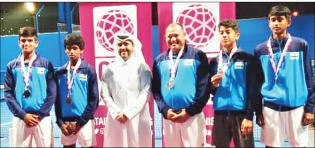 କାତାରରେ କାଂସ୍ୟ ଜିତିଲା ଭାରତୀୟ ଯୁବ ଟେନିସ୍ ଦଳ