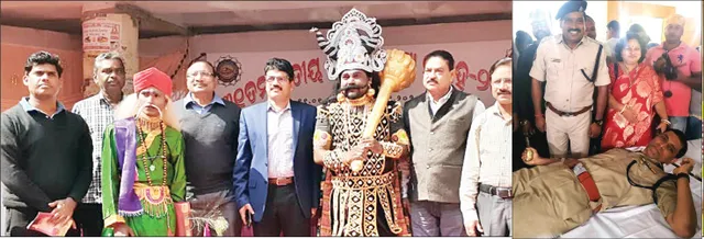 ସଡ଼କ ସୁରକ୍ଷା ସପ୍ତାହ: ଯମରାଜ ବାଣ୍ଟିଲେ ସଡ଼କ ସୁରକ୍ଷା ବାର୍ତ୍ତା, ରକ୍ତଦେଲେ ପୁଲିସ କମିସନର