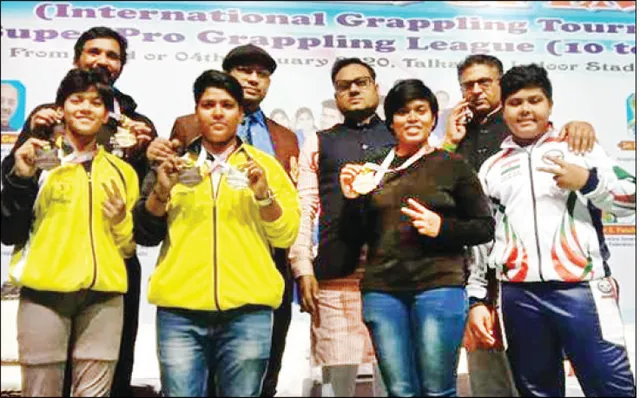 ଅନ୍ତର୍ଜାତୀୟ ଗ୍ରାପଲିଙ୍ଗ୍: ଓଡ଼ିଶାକୁ ୨ ସ୍ବର୍ଣ୍ଣ ସହ ୬ ପଦକ