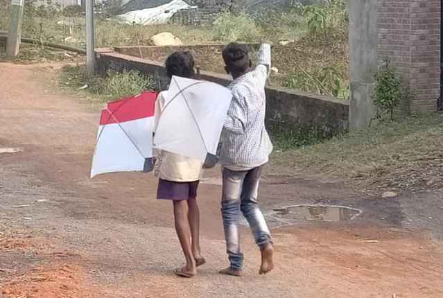 ଚାଲ ଯିବା ଆମେ ଗୁଡ଼ି ଉଡ଼େଇ...। (ଫଟୋ: ମନୋଜ ବିଶ୍ୱାଳ, ବାଲେଶ୍ୱର)