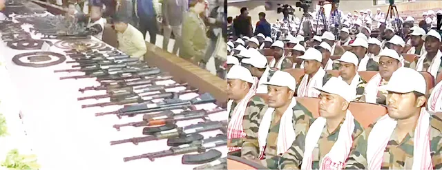 ଆସାମରେ ଆତ୍ମସମର୍ପଣ କଲେ ୬୪୪ ଉଗ୍ରପନ୍ଥୀ