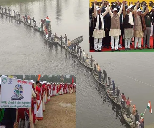 ୧୬,୨୦୦ କି‌ଲୋମିଟର ଦୀର୍ଘ ମାନବ ଶୃଙ୍ଖଳ