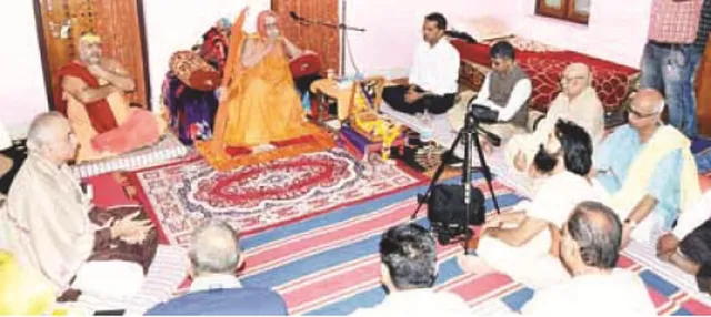 ଶଙ୍କରାଚାର୍ଯ୍ୟଙ୍କୁ ଭେଟିଲେ ଗଜପତି ଓ ପରିଚାଳନା କମିଟି