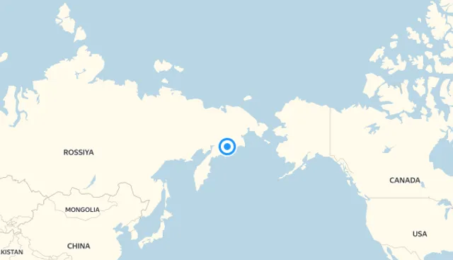 ପୂର୍ବ ଋଷିଆରେ ଭୂମିକମ୍ପ, ରିକ୍ଟର ସ୍କେଲରେ ତୀବ୍ରତା ୬.୩