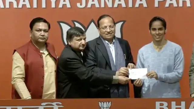 ବିଜେପିରେ ଯୋଗ ଦେଲେ ବ୍ୟାଡ୍‌ମିଣ୍ଟନ୍‌ ତାରକା ସାଇନା ନେହଓ୍ଵାଲ୍‌