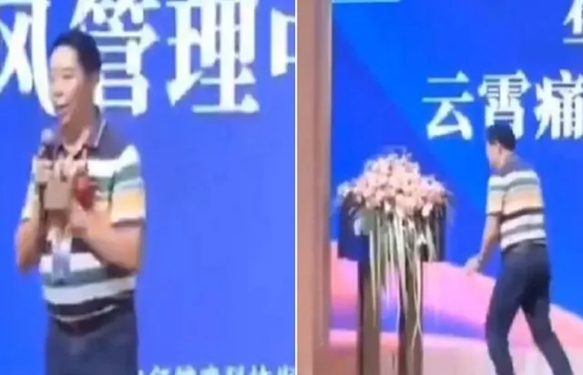 ଦୀର୍ଘଜୀବୀ ହେବାର ଟିପ୍ସ ଦେଉଥିବା ବେଳେ ହେଲା ହୃଦଘାତ, ଷ୍ଟେଜ୍ ଉପରେ ଟଳି ପଡ଼ିଲେ କମ୍ପାନିର ସିଇଓ