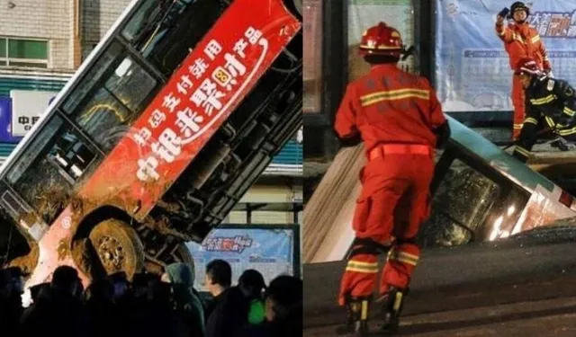 ସିଙ୍କହୋଲ୍ ନେଇଗଲା ୬ ଜଣଙ୍କ ଜୀବନ: ଭାଇରାଲ ଭିଡିଓରେ ଦେଖନ୍ତୁ କିଭଳି ଚାହୁଁ ଚାହୁଁ ରାସ୍ତା ଭିତରକୁ ଖସି ପଡ଼ିଲା ବସ୍