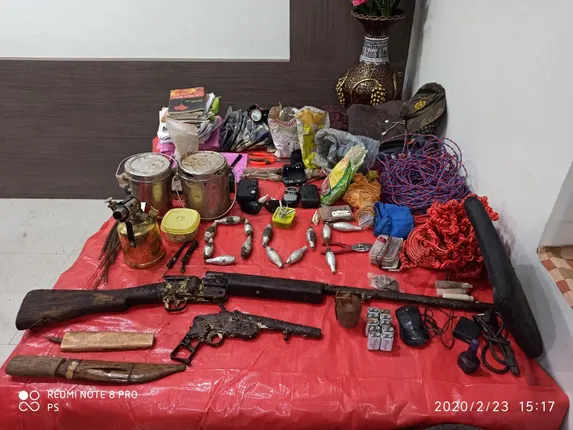 ବିପୁଳ ପରିମାଣର ମାଓ ସାମଗ୍ରୀ ଉଦ୍ଧାର, ଖସିଗଲେ କ୍ୟାଡର ମାଓବାଦୀ