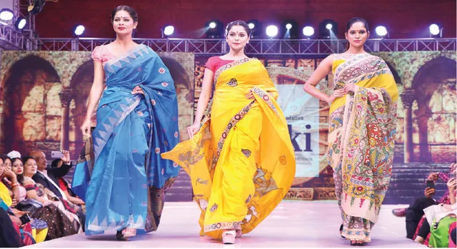 ଫେସନ୍‌ ସୋ’ ‘ନାୟକୀ’ ବଧୂବେଶରେ ରୢାମ୍ପ୍‌ରେ ଚାଲିଲେ