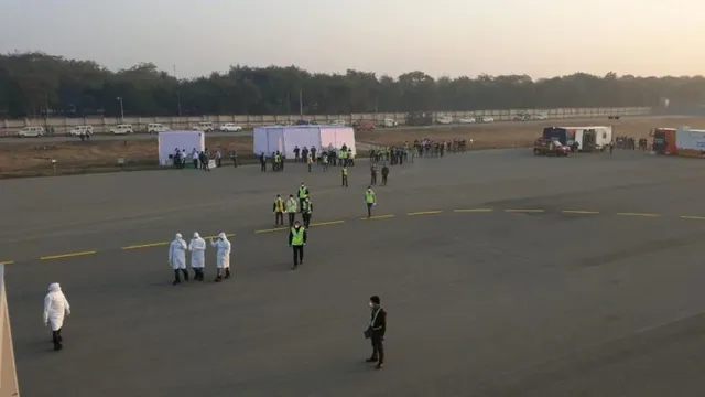 ଚୀନ୍‌ର ଉହାନ୍‌ରୁ ୩୨୪ ଭାରତୀୟଙ୍କୁ ଧରି ନୂଆଦିଲ୍ଲୀରେ ଅବତରଣ କଲା ଏୟାର୍‌ ଇଣ୍ଡିଆ ବିମାନ