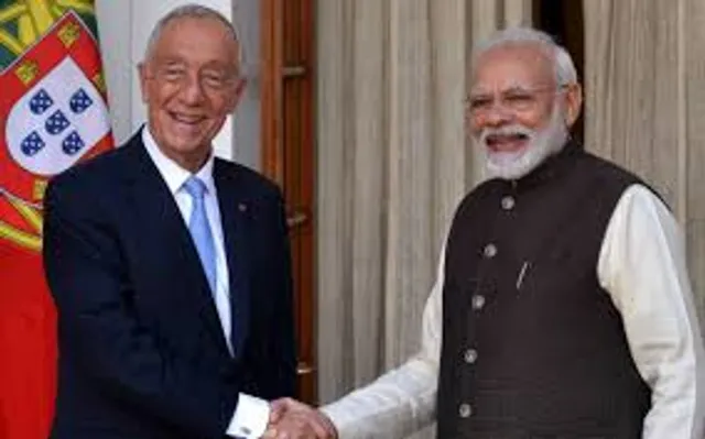 ପର୍ତୁଗାଲ ରାଷ୍ଟ୍ରପତିଙ୍କ ସହ ମୋଦୀଙ୍କ କରମର୍ଦ୍ଦନ ଭିଡିଓ ଭାଇରାଲ