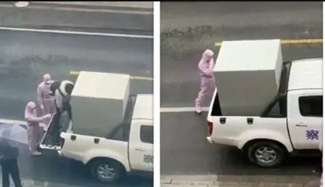 ଚୀନରେ କରୋନା ପୀଡ଼ିତଙ୍କୁ ବାକ୍ସ ଭିତରେ ଭର୍ତ୍ତି କରି ନିଆଯାଉଛି !