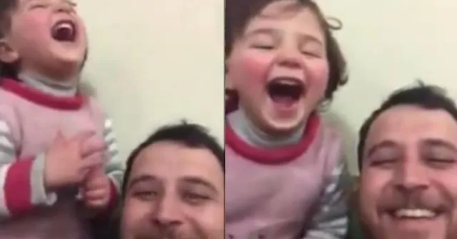 ସିରିଆରେ ବୋମା ବିସ୍ଫୋରଣରେ ଭୟଭୀତ ହୋଇପଡ଼ୁଥିବା ଝିଅକୁ ଏଭଳି ହସାଉଛନ୍ତି ବାପା: ଭିଡିଓ ଭାଇରାଲ୍‌