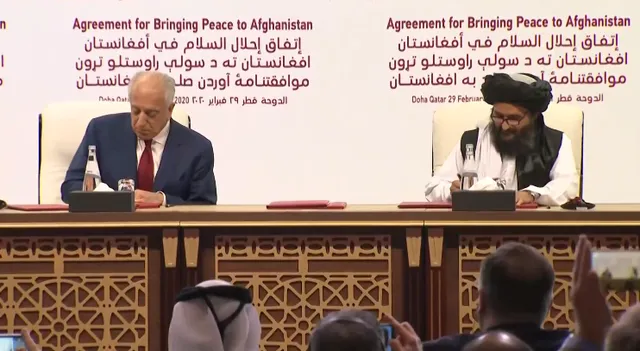 ଆମେରିକା-ତାଲିବାନ ଚୁକ୍ତି : ୧୪ ମାସ ମଧ୍ୟରେ ଆଫଗାନିସ୍ତାନରୁ ନାଟୋ ସେନା ଫେରିବେ