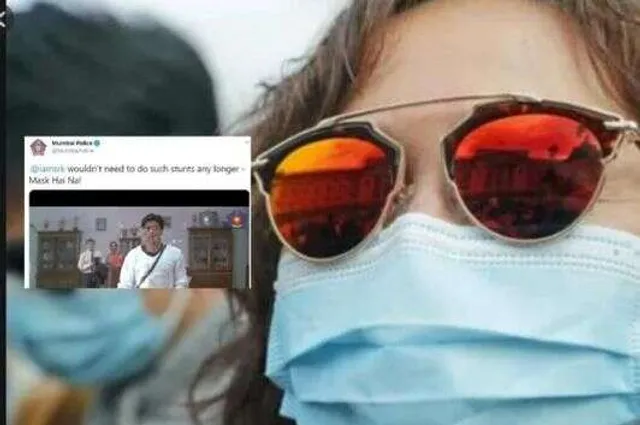 ‘ମାସ୍କ ହୈ ନା’: କରୋନା ସଚେତନତା ବାର୍ତ୍ତା ପାଇଁ କିଙ୍ଗ୍‌ ଖାନଙ୍କ ଫିଲ୍ମର ସହାୟତା ନେଲା ମୁମ୍ବାଇ ପୁଲିସ୍‌